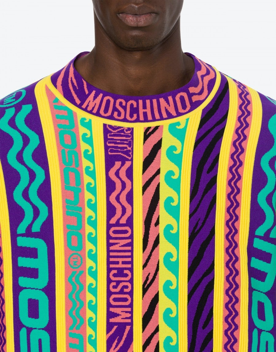 MOSCHINO ™ NYLON YARN SWEATER - 4