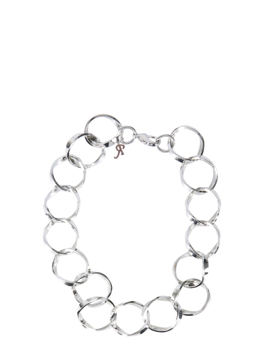 Raf Simons Women Linked Rings Necklace - 2
