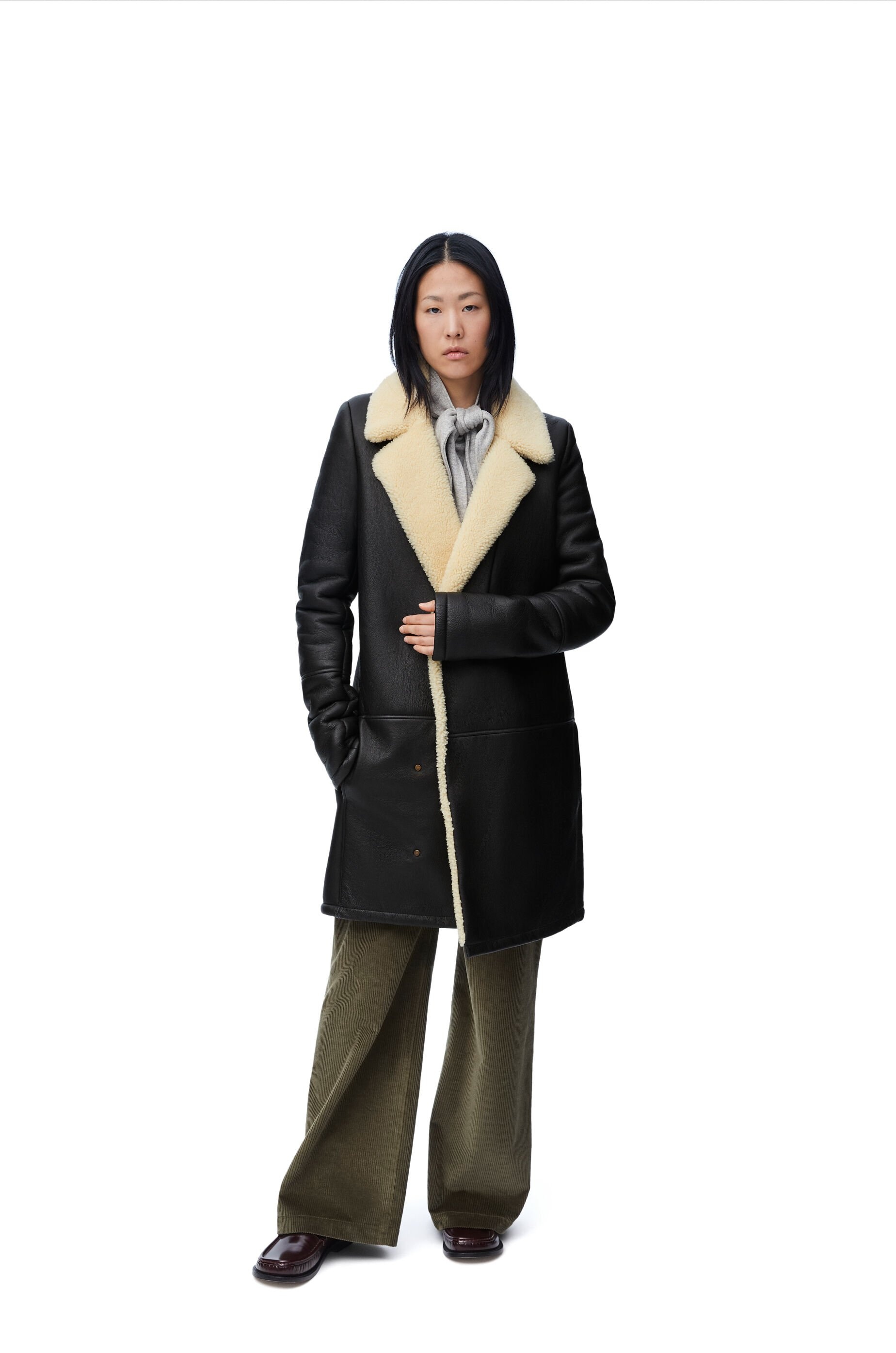 Coat in shearling - 2