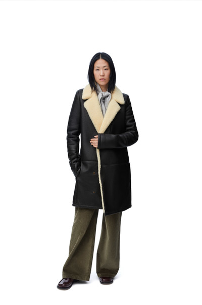 Loewe Coat in shearling outlook