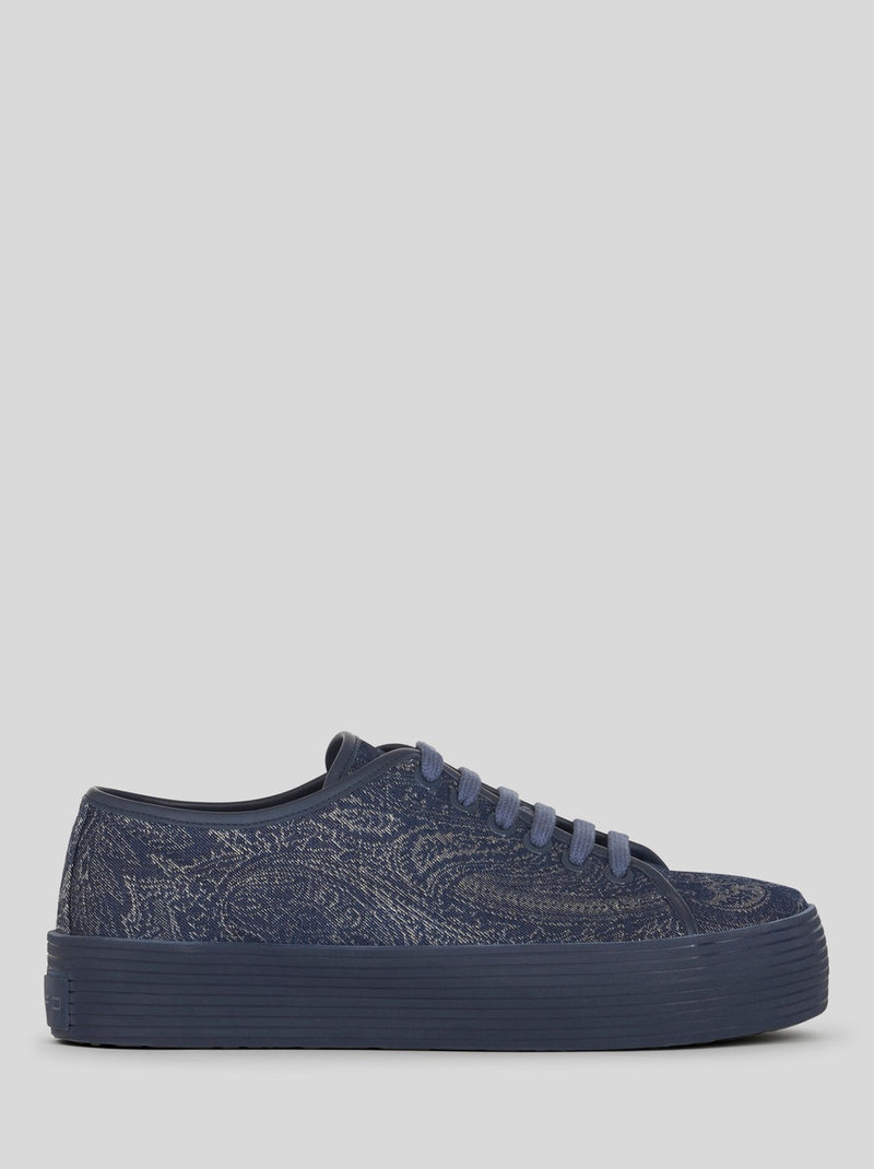 PAISLEY DENIM SNEAKERS 1