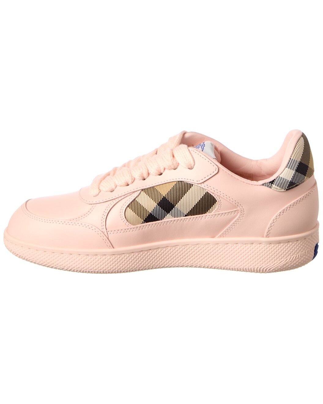Burberry Terrace Check Canvas & Leather Sneaker - 2