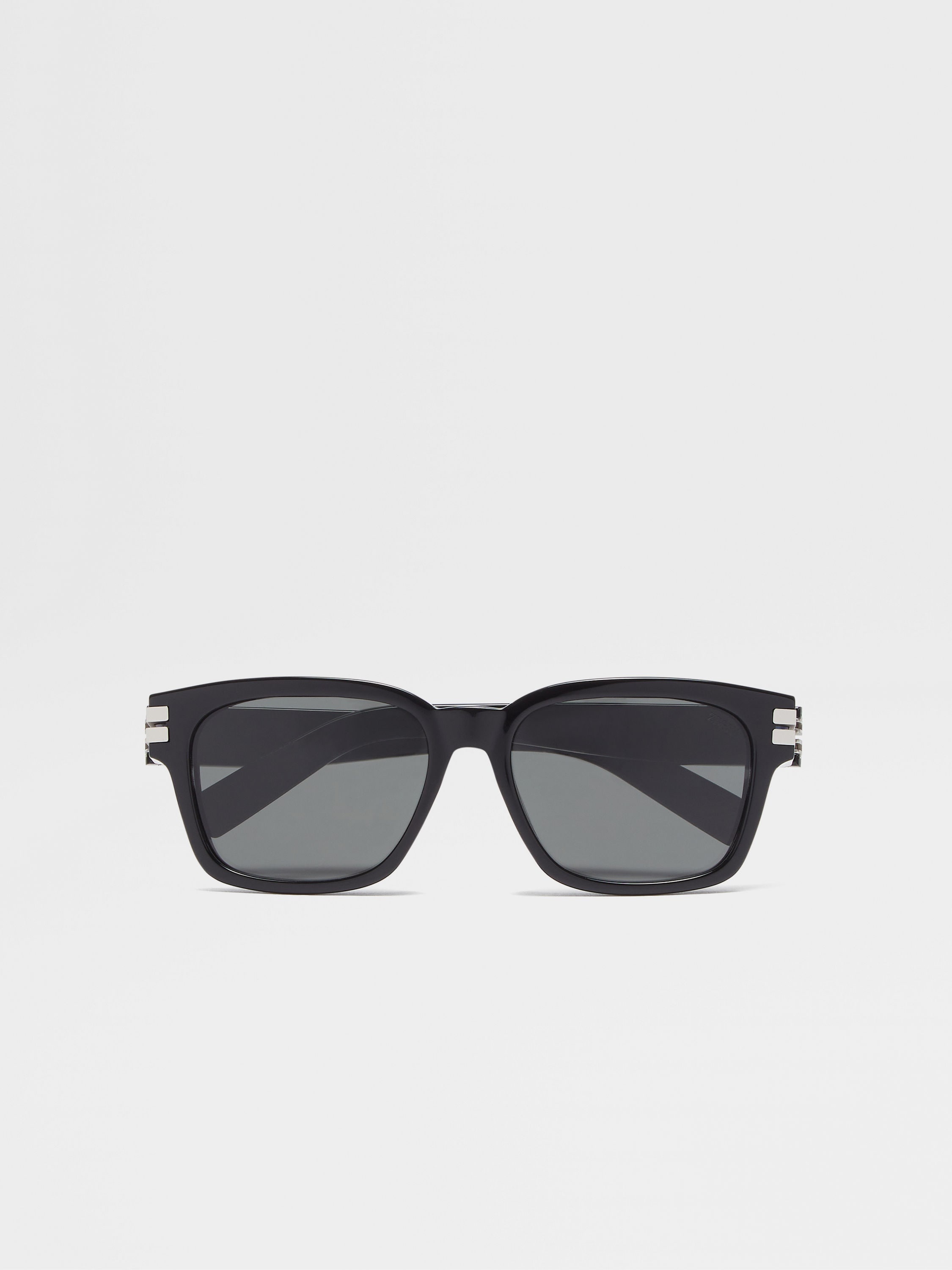 BLACK ACETATE SUNGLASSES - 1