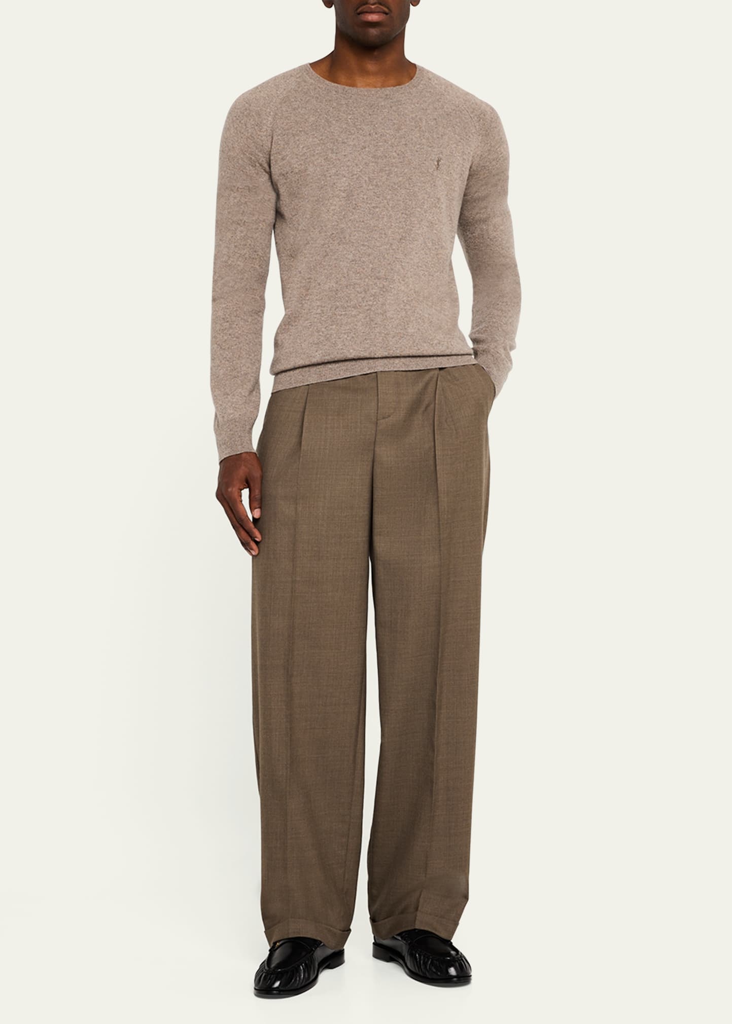 Men's Cashmere Logo Sweater - 2