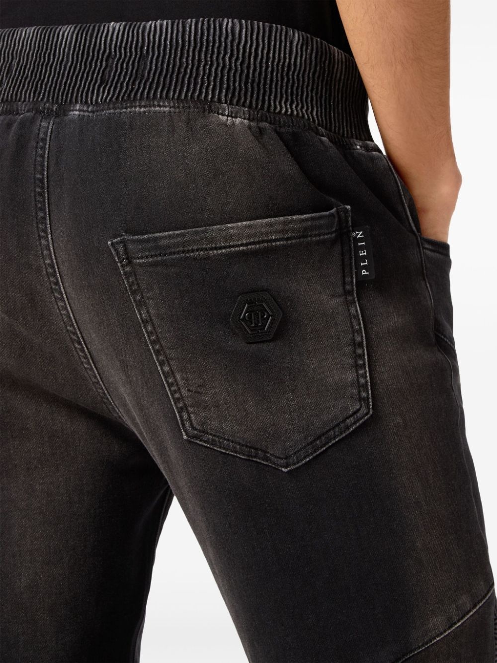 drawstring skinny jeans - 5