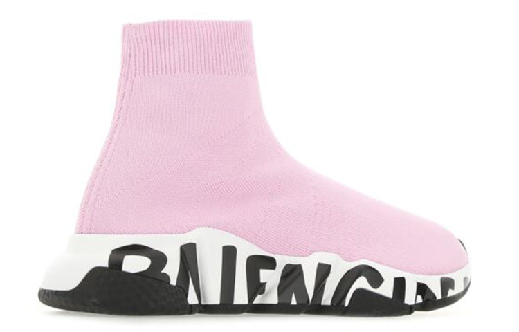 (WMNS) Balenciaga Speed Trainer 'Midsole Graffiti - Light Pink' 605942W2DB75691 - 4