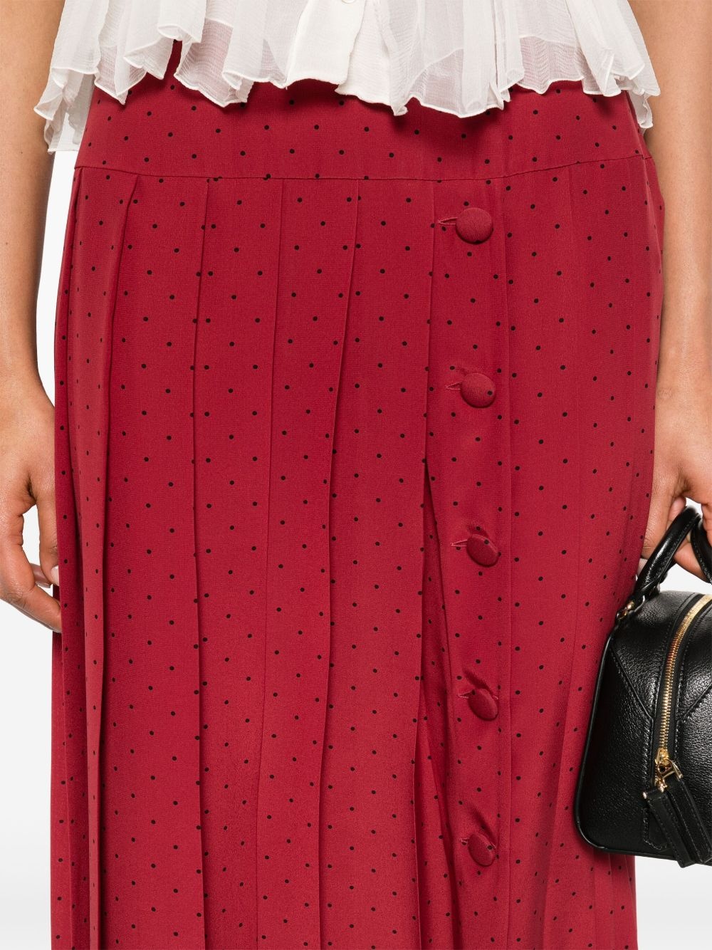 polka-dot midi skirt - 5