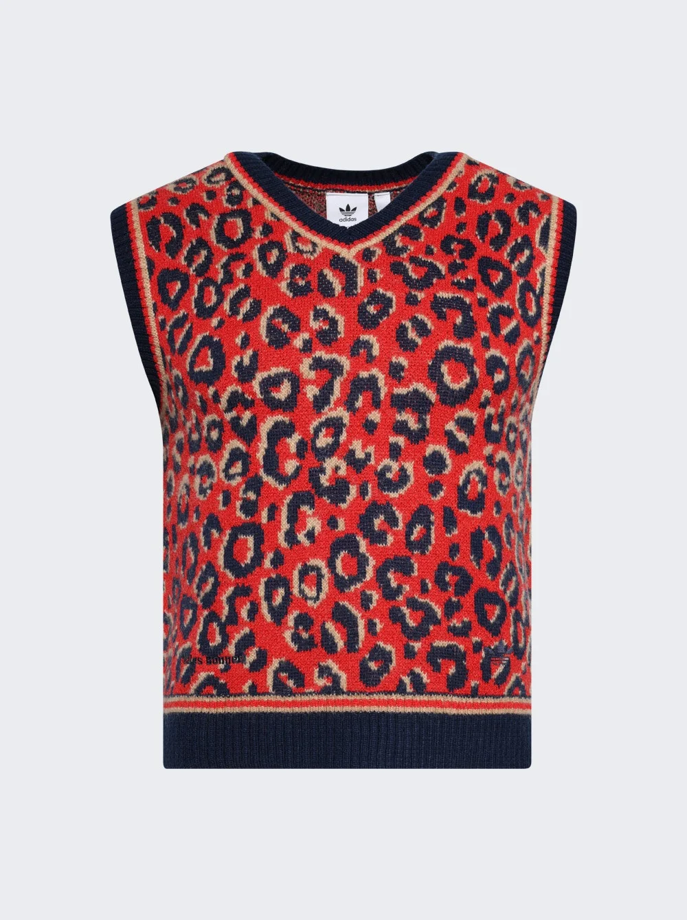 X Wales Bonner Knit Vest Better Scarlet - 1