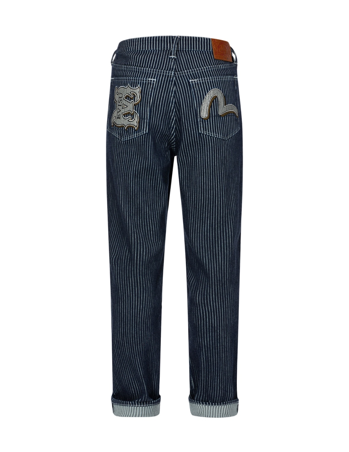 Seagull and Logo Embroideries Relax Fit Jeans - 12