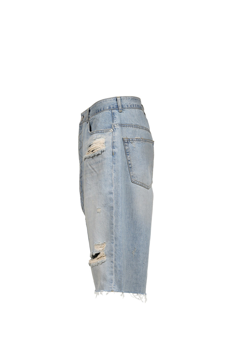 LONG ZIPPER SHORTS / BLUE 7