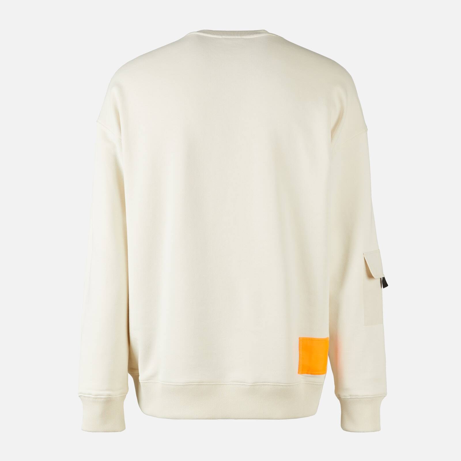 Round-neck Sweatshirt White - 2