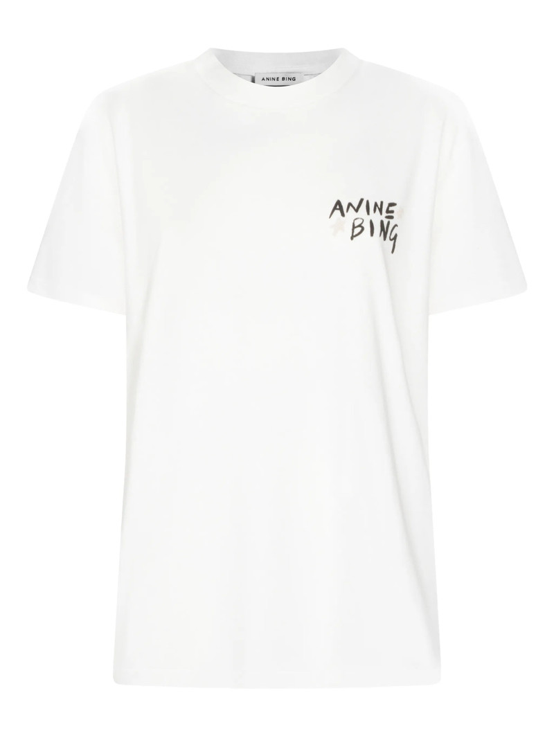 Anine Bing Rear-lettering T-shirt 1