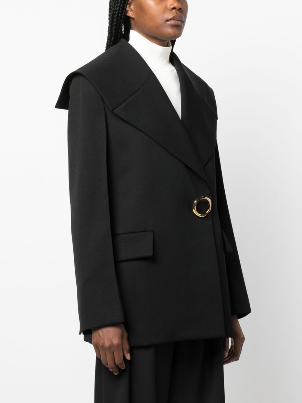 embellished wool blazer - 3