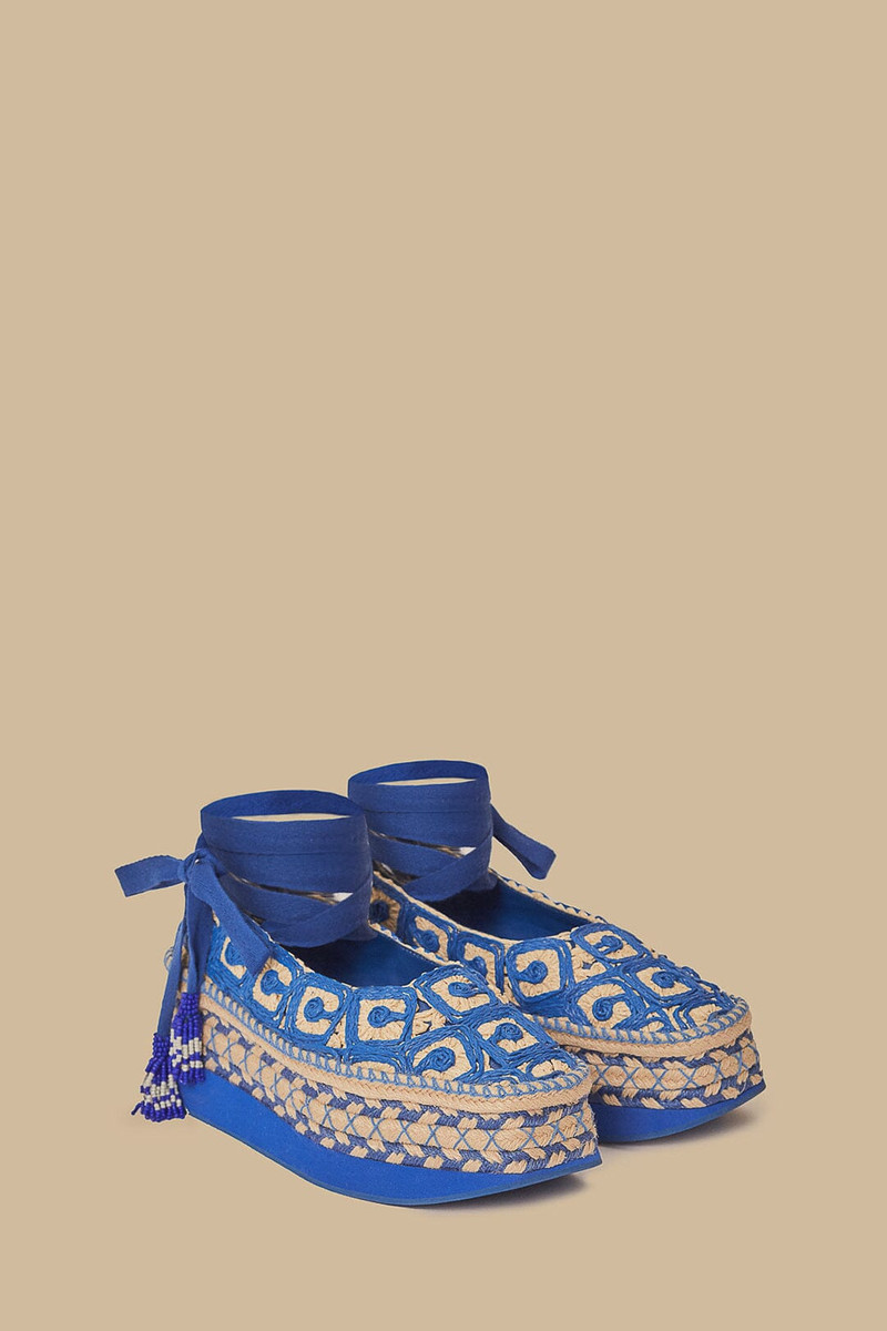 FARM RIO Klein Ballerina Espadrille Flatform Sandal outlook