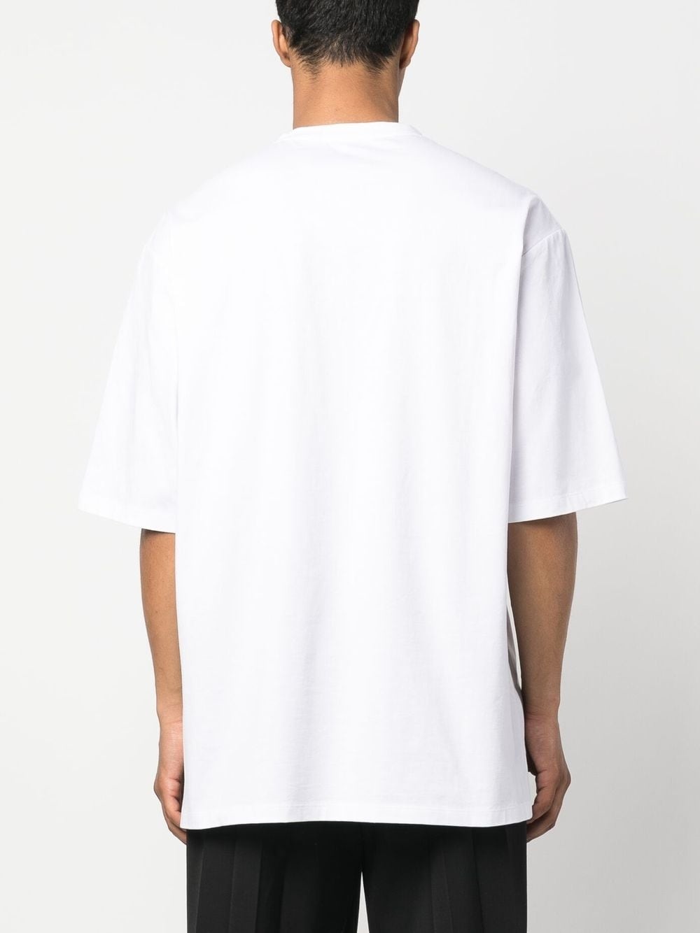 crystal-logo cotton T-shirt - 4