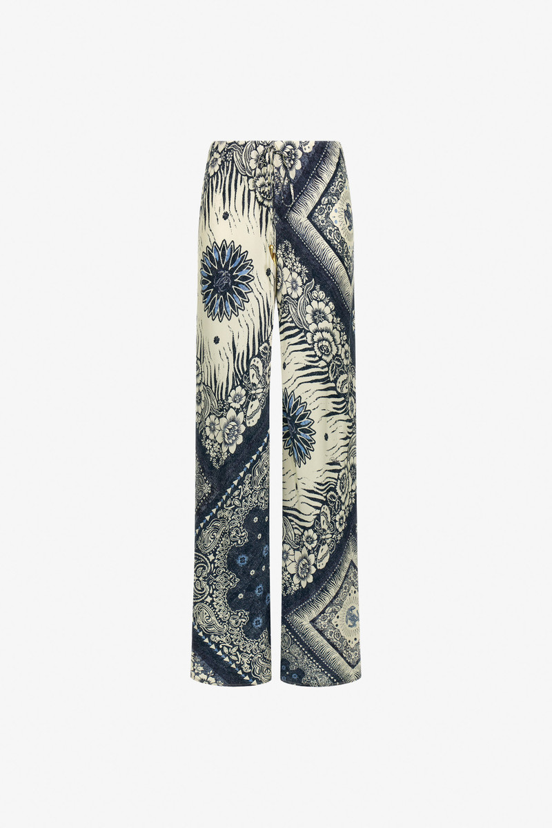 Bandana Print Palazzo Pants 1
