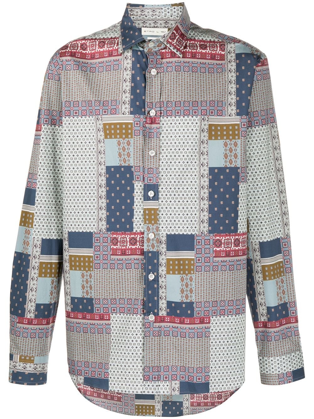 patchwork shirt - 1