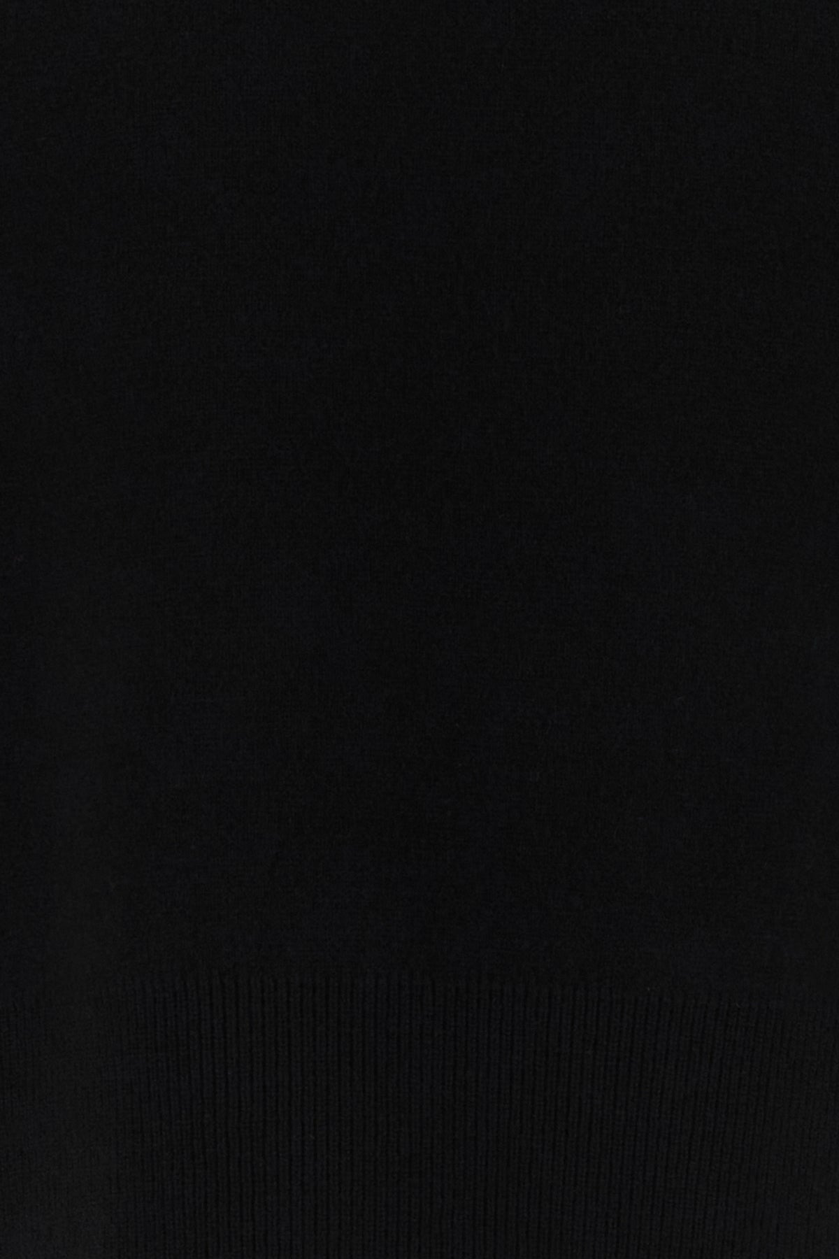 Black wool blend oversize sweater - 3