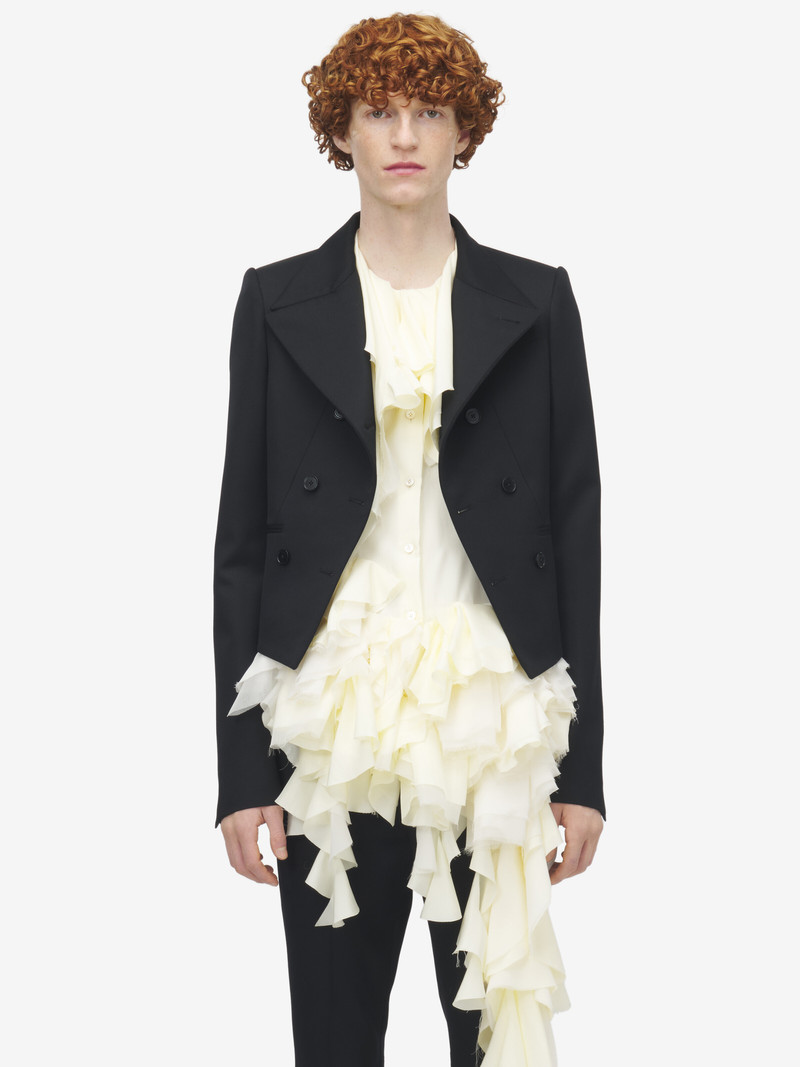 Alexander McQueen Asymmetric Lapel Jacket outlook