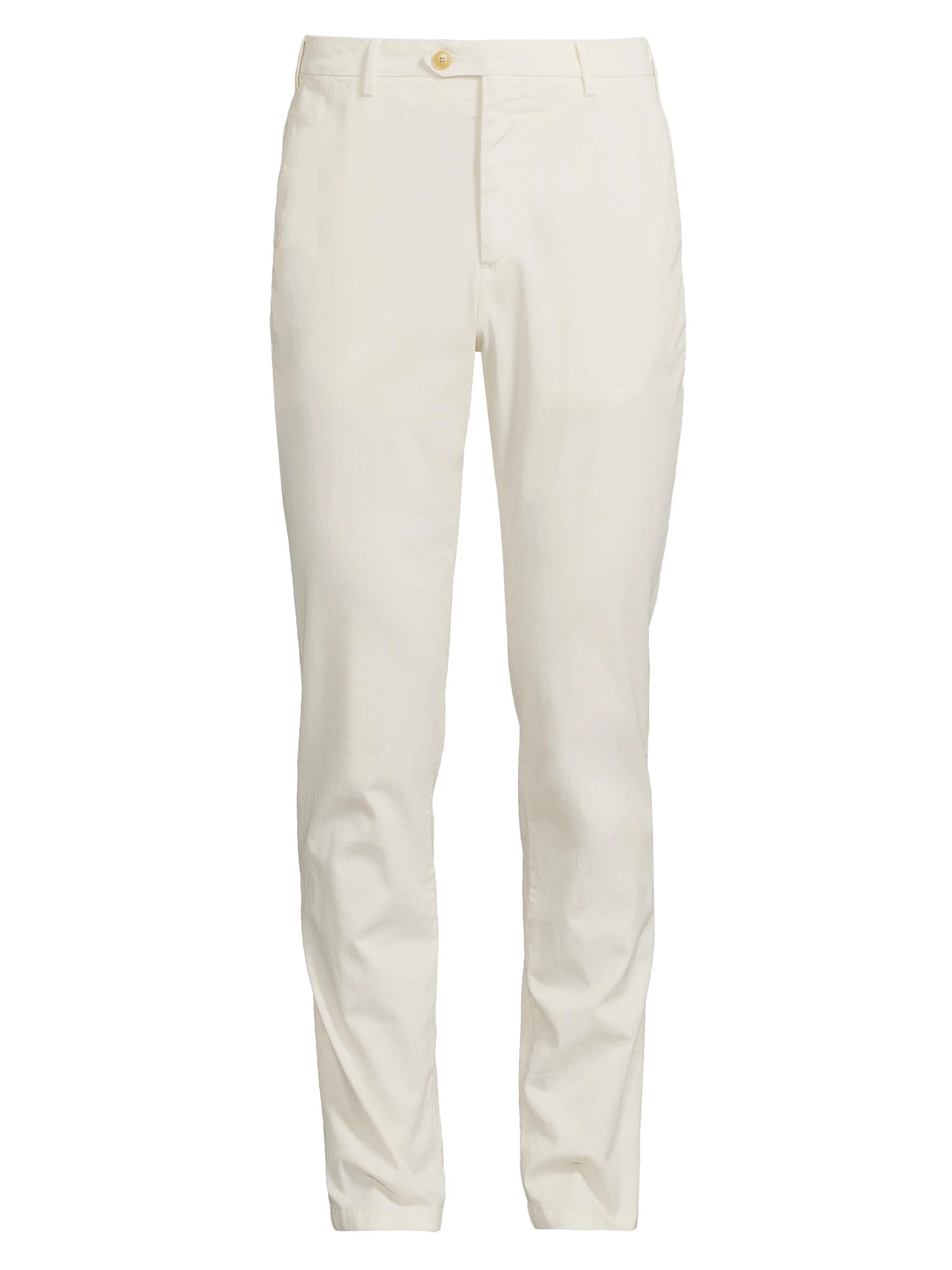 Men's Chino Stretch-Cotton Pants - White - 1