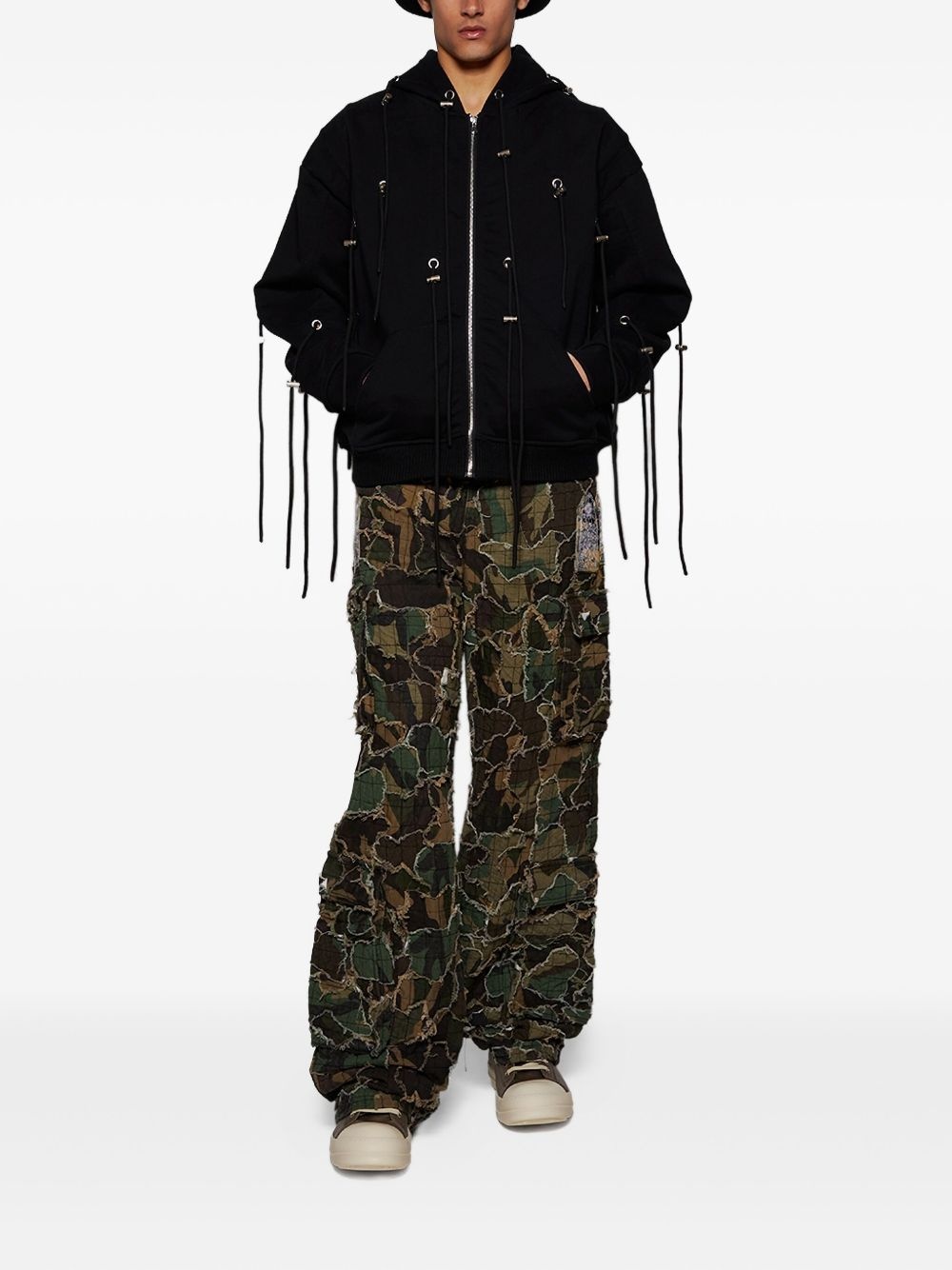 camouflage cargo pants - 2