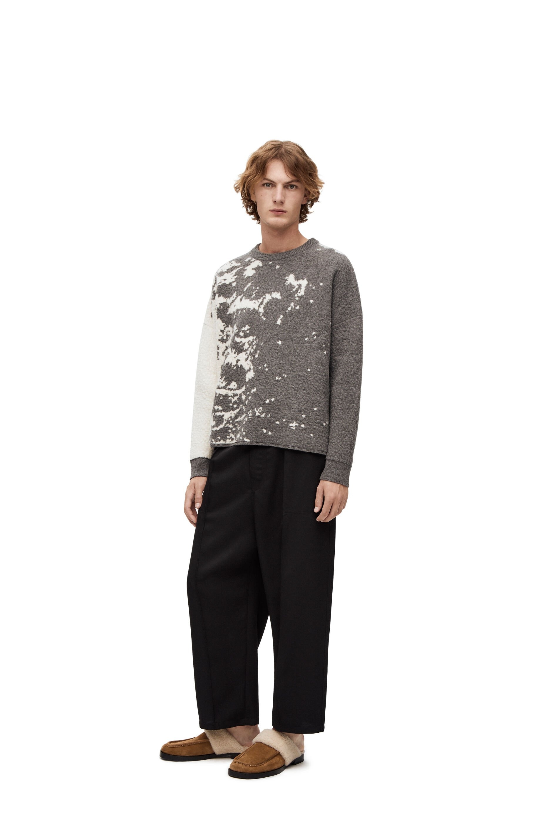 Low crotch trousers in wool - 2