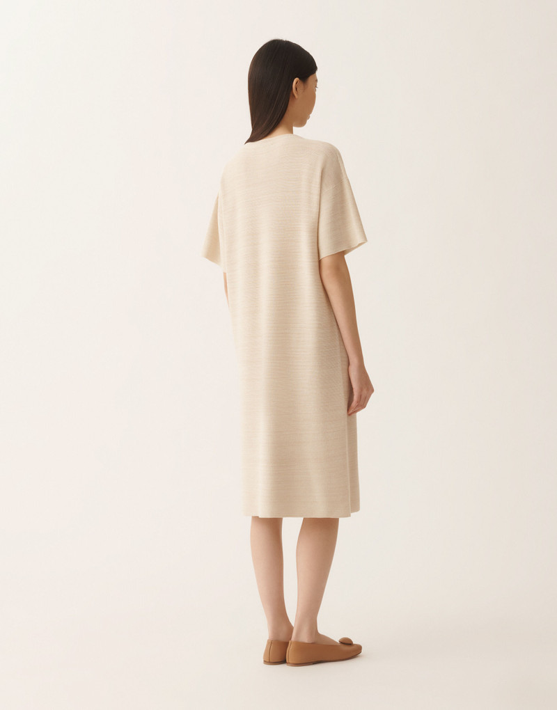 Wool, cotton, and lurex dress 4