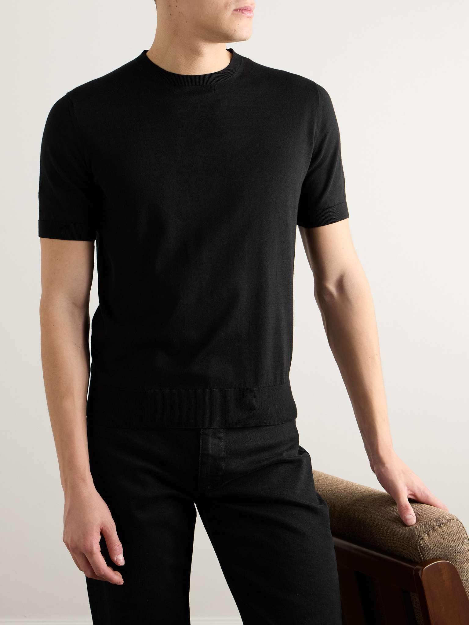 Slim-Fit Cotton T-Shirt - 3