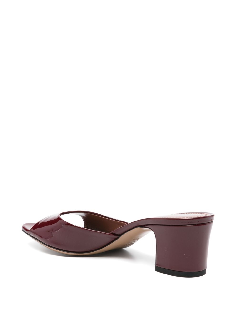 50mm leather mules - 3