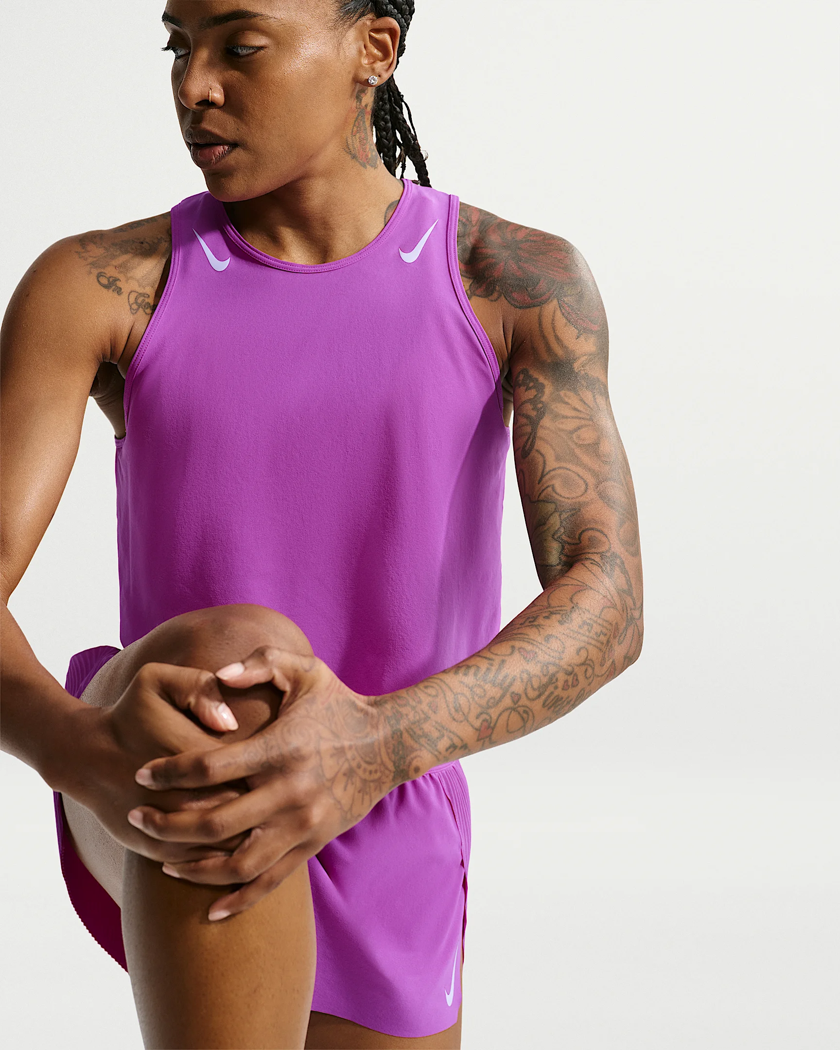 Nike AeroSwift Women's Dri-FIT ADV Cropped Running Tank Top - 1