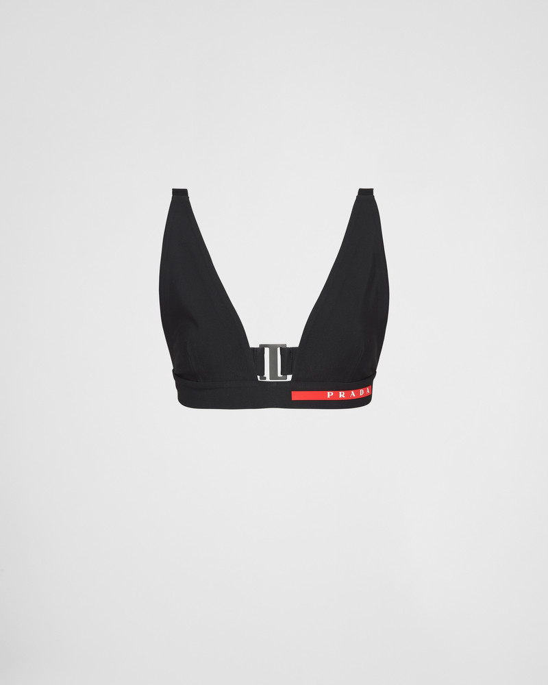 Stretch jersey swimsuit top 1