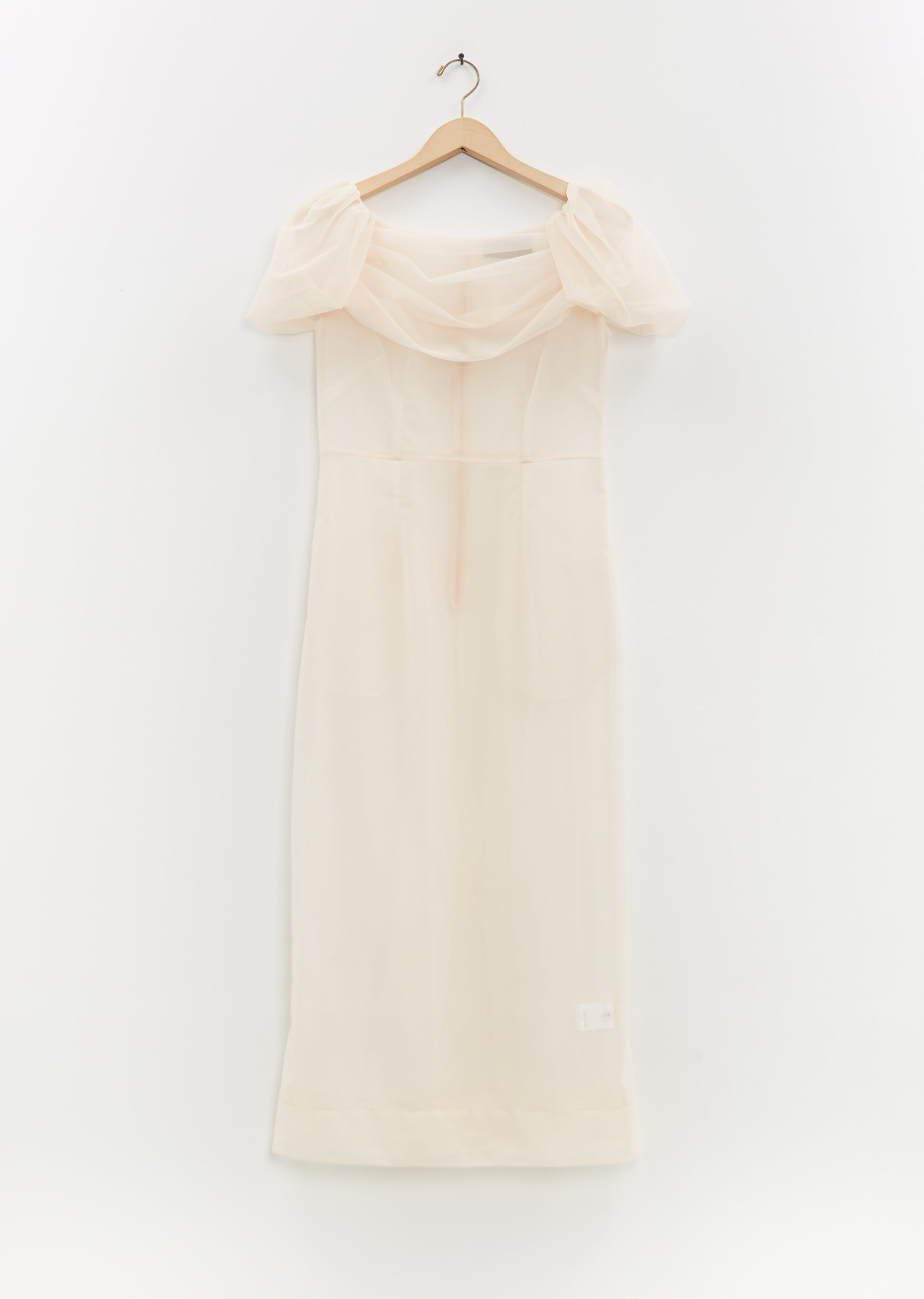 Sheer Sculpted Dress - 1