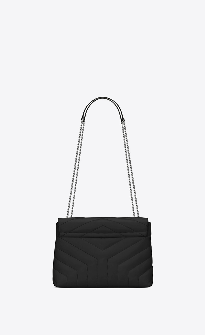 loulou small chain bag in matelassé "y" leather 3