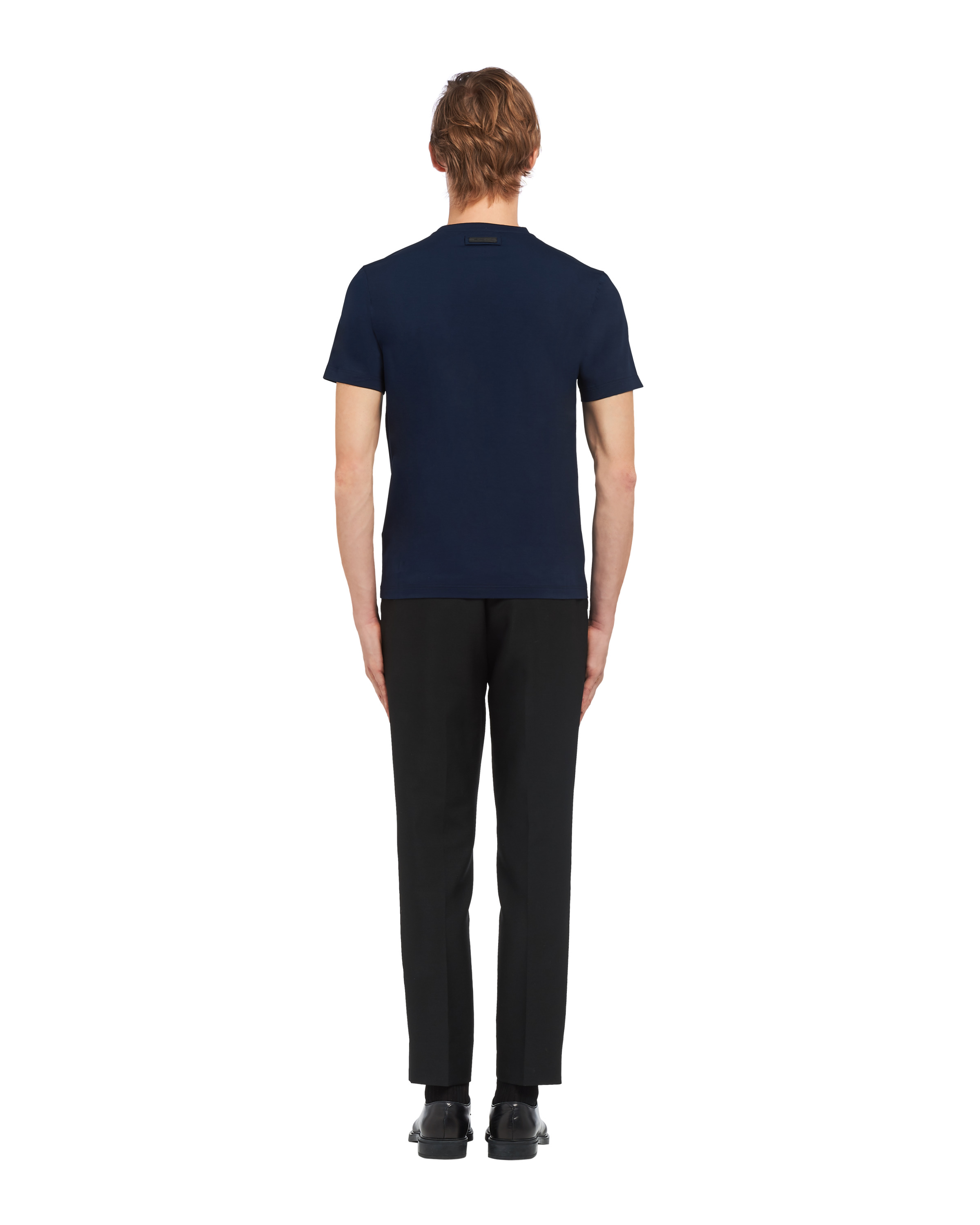 Stretch cotton T-shirt - 4