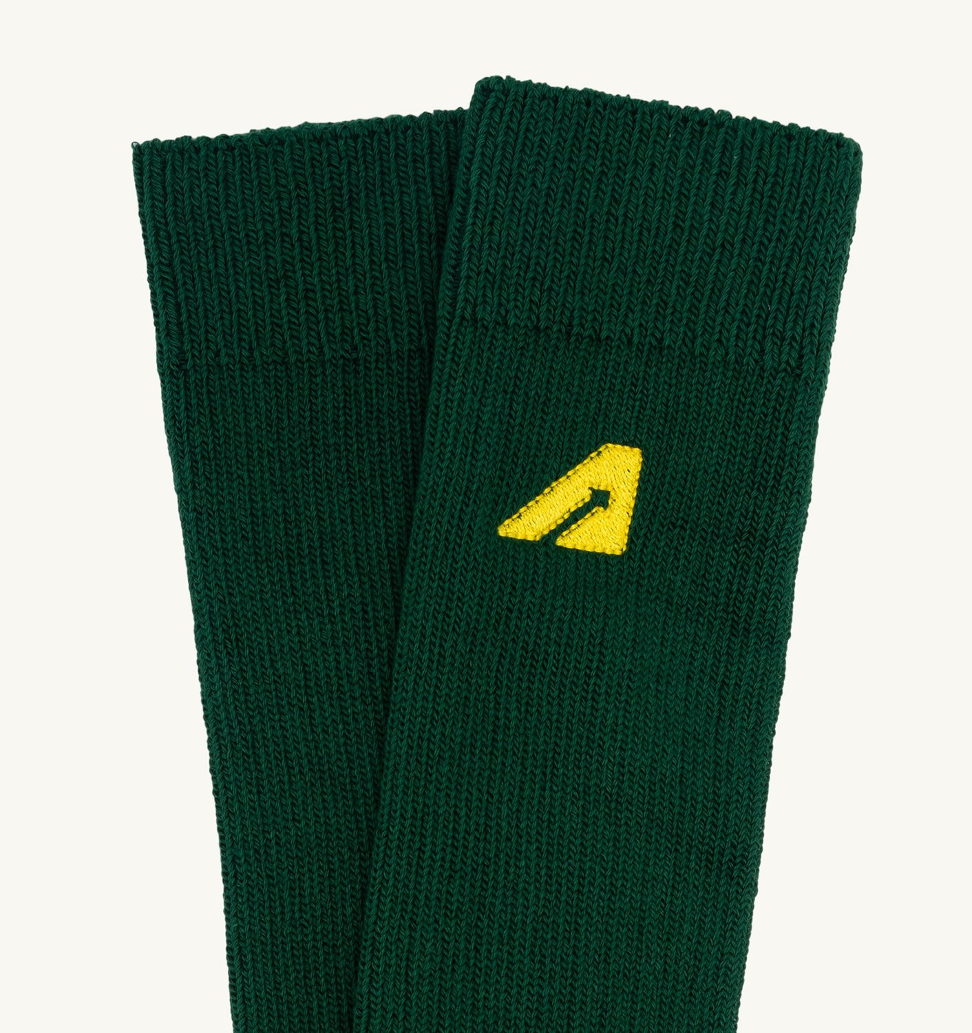 UNISEX SOCKS IN GREEN KNITTED COTTON - 2
