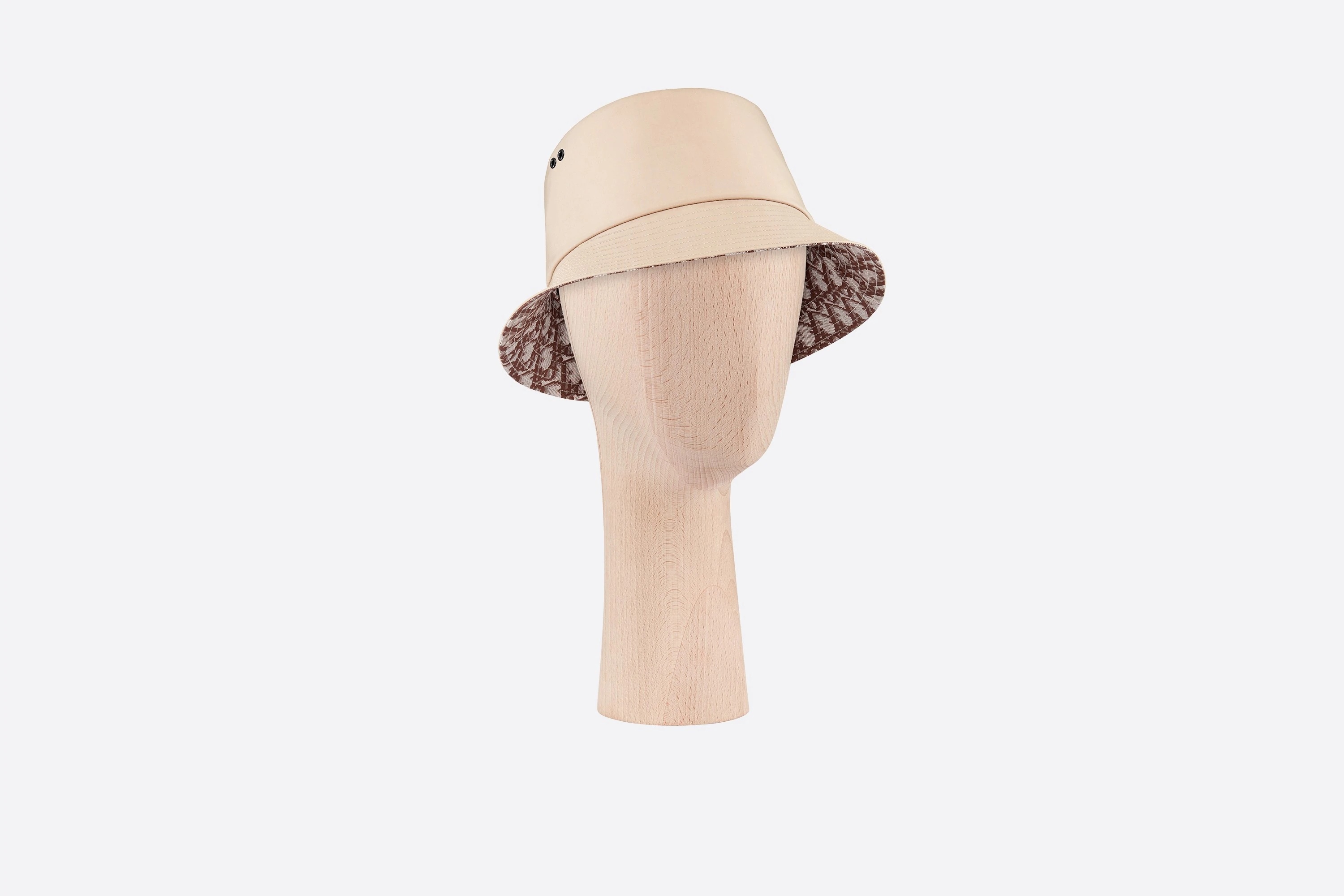 Reversible Dior Oblique Teddy D Small Brim Bucket Hat - 1