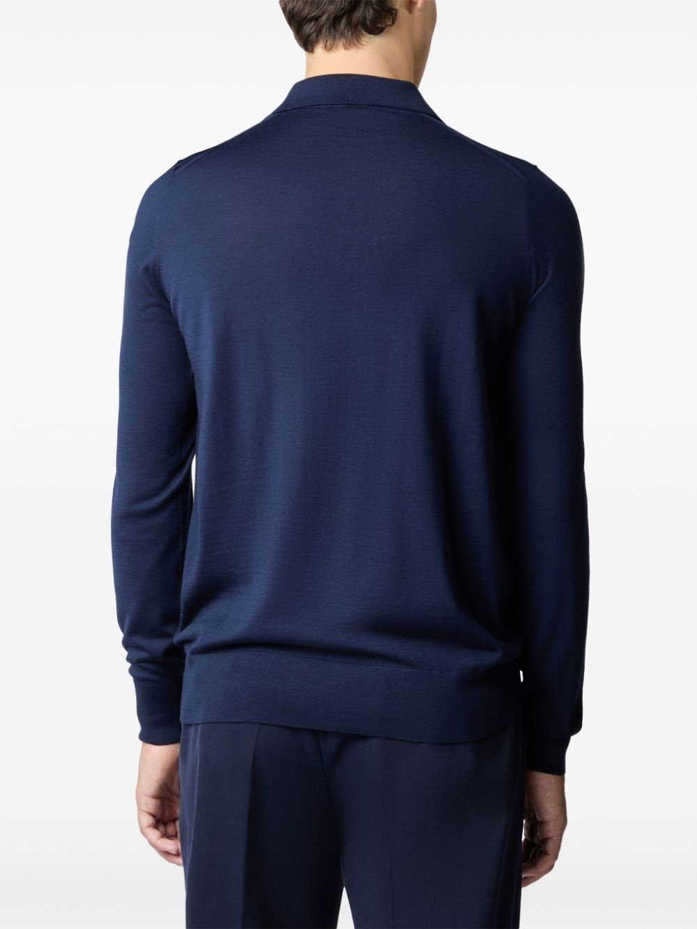 long-sleeved polo shirt - 3