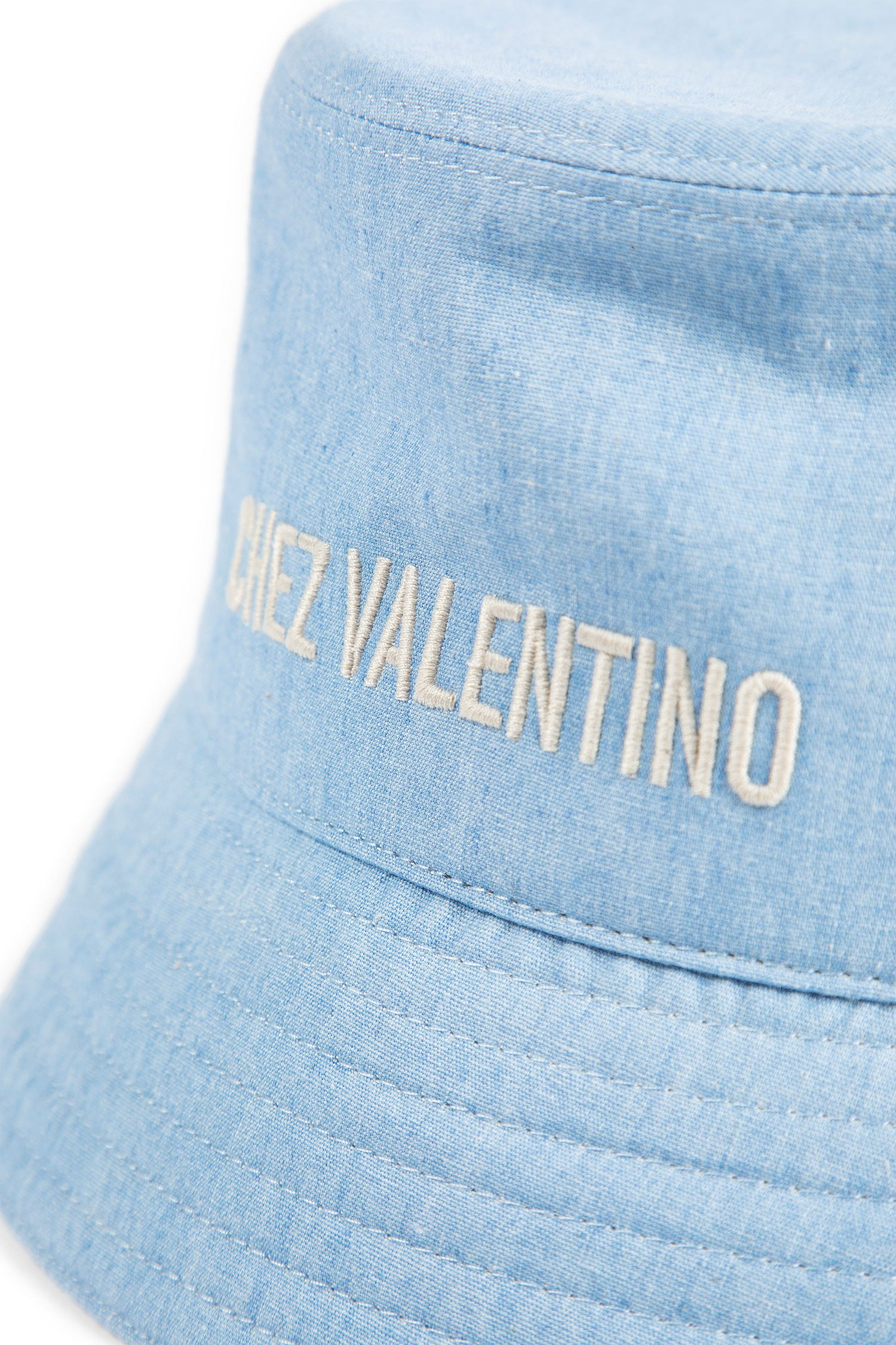 Chez Valentino Denim Bucket Hat - 4