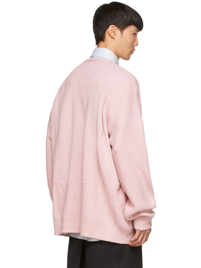Pink Merino Wool Sweater 3