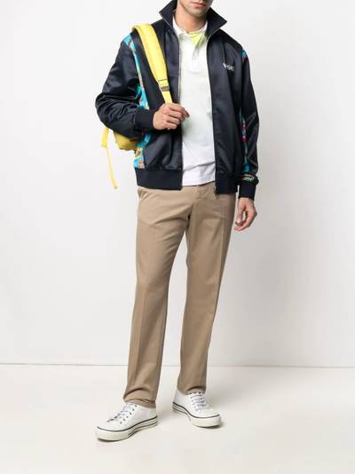 VERSACE gabardine chino trousers outlook