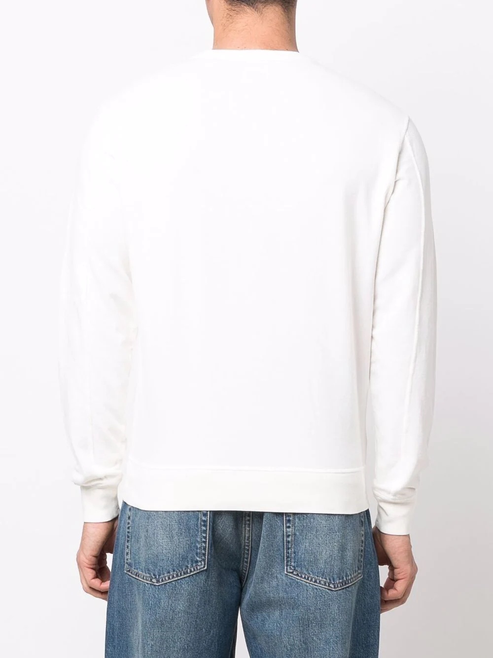 Lens-detail crew sweatshirt - 4