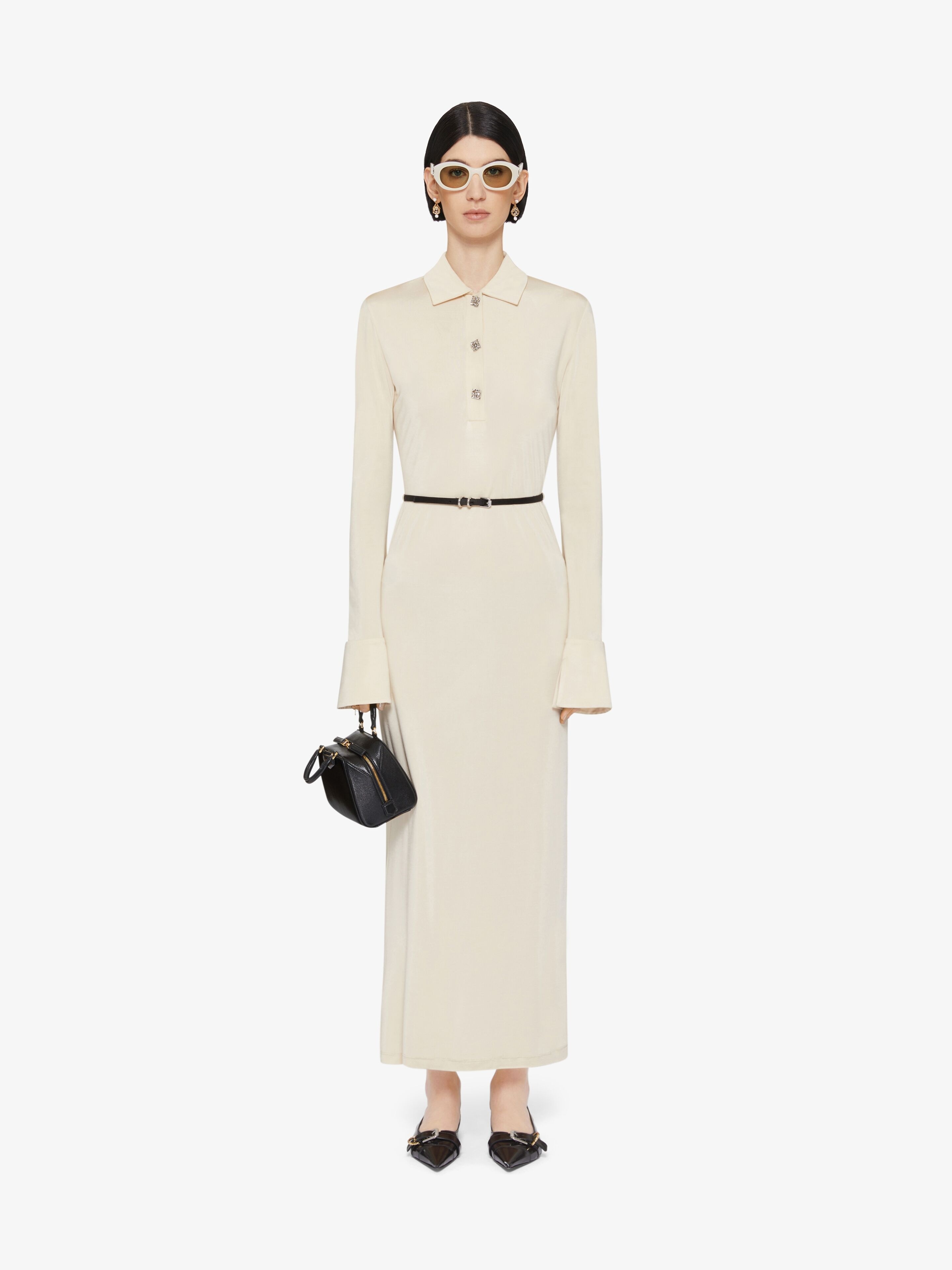 VOYOU DRESS IN JERSEY WITH 4G DETAIL - 2