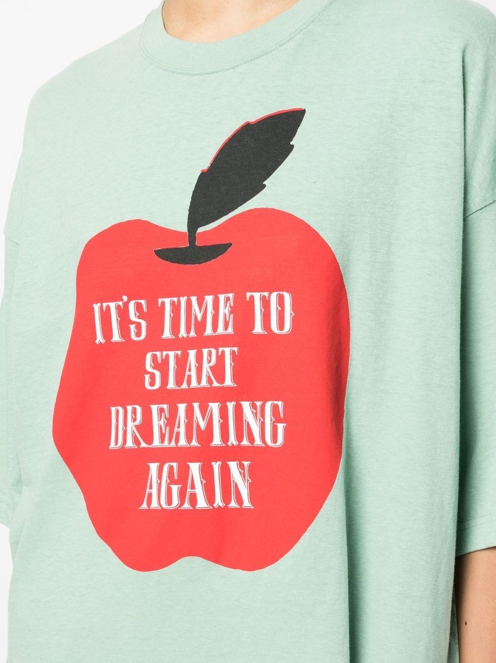 slogan-print cotton T-shirt - 5