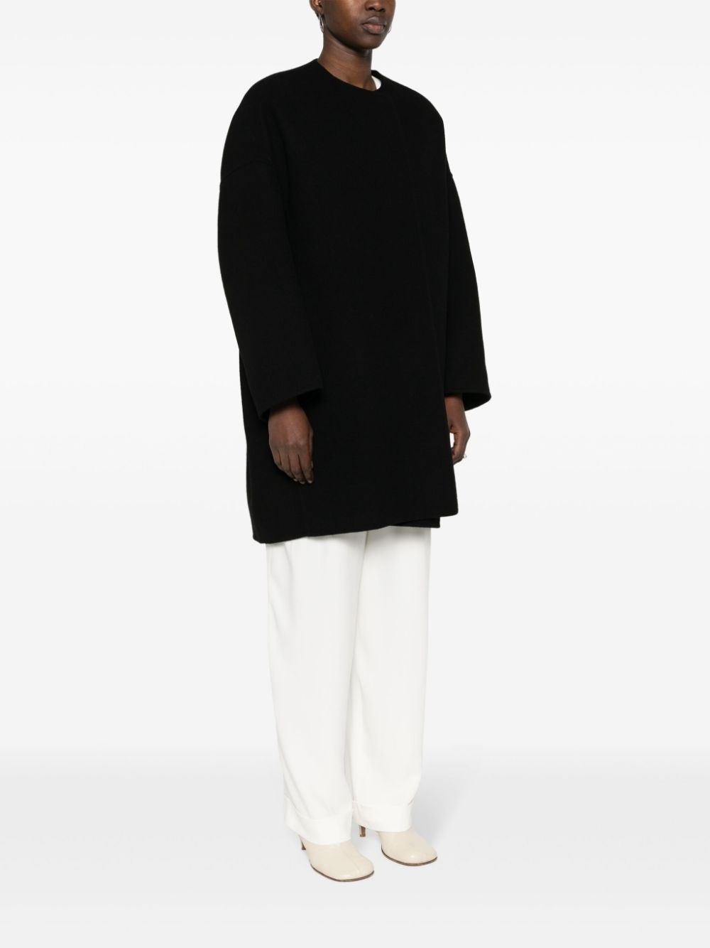 Verlain open-front coat - 3