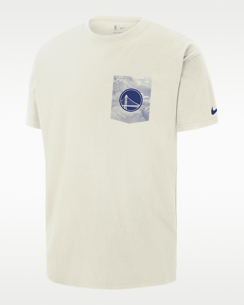 Golden State Warriors Courtside Men's Nike NBA Max90 T-Shirt 1
