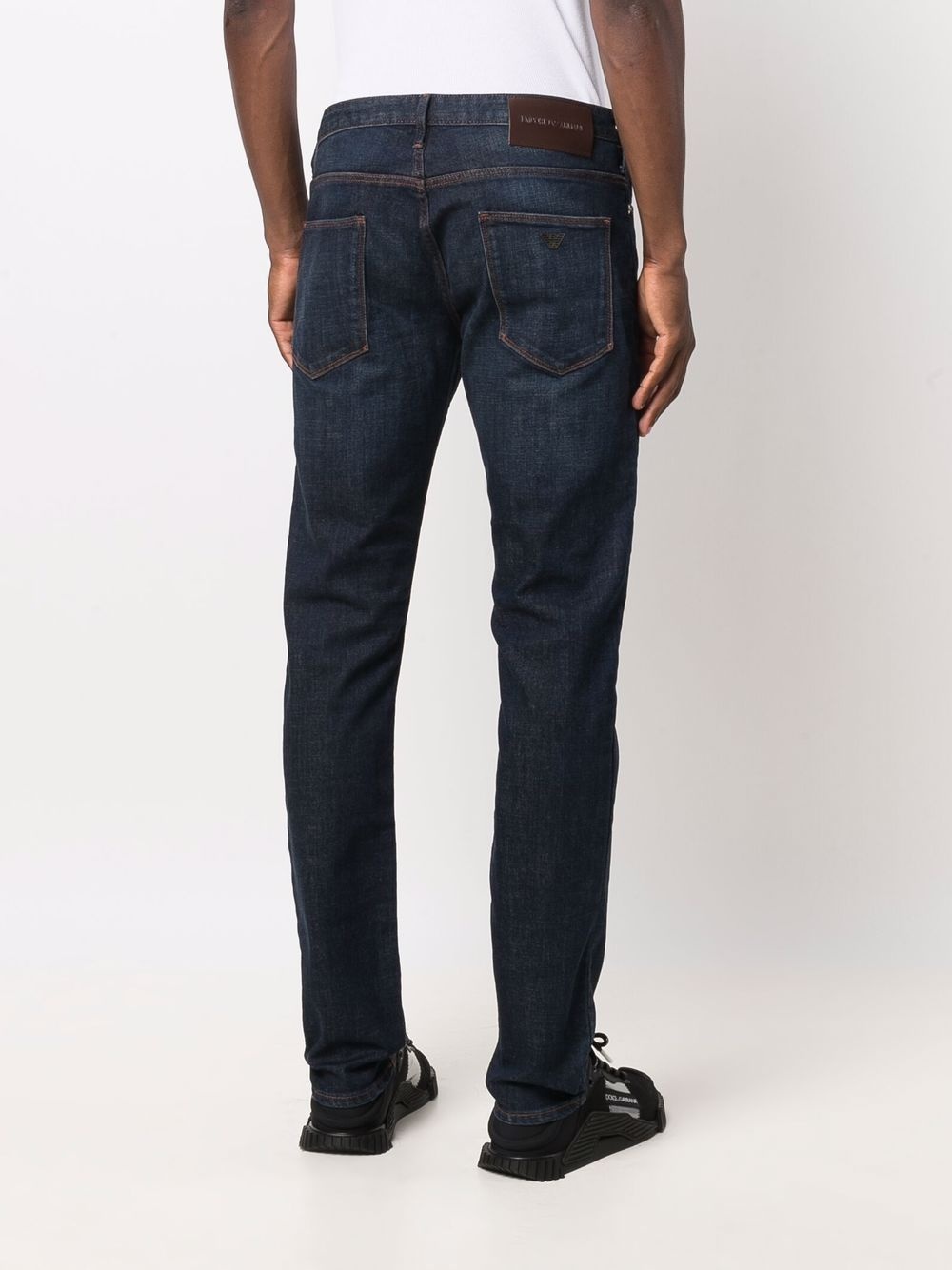 mid-rise straight jeans - 4