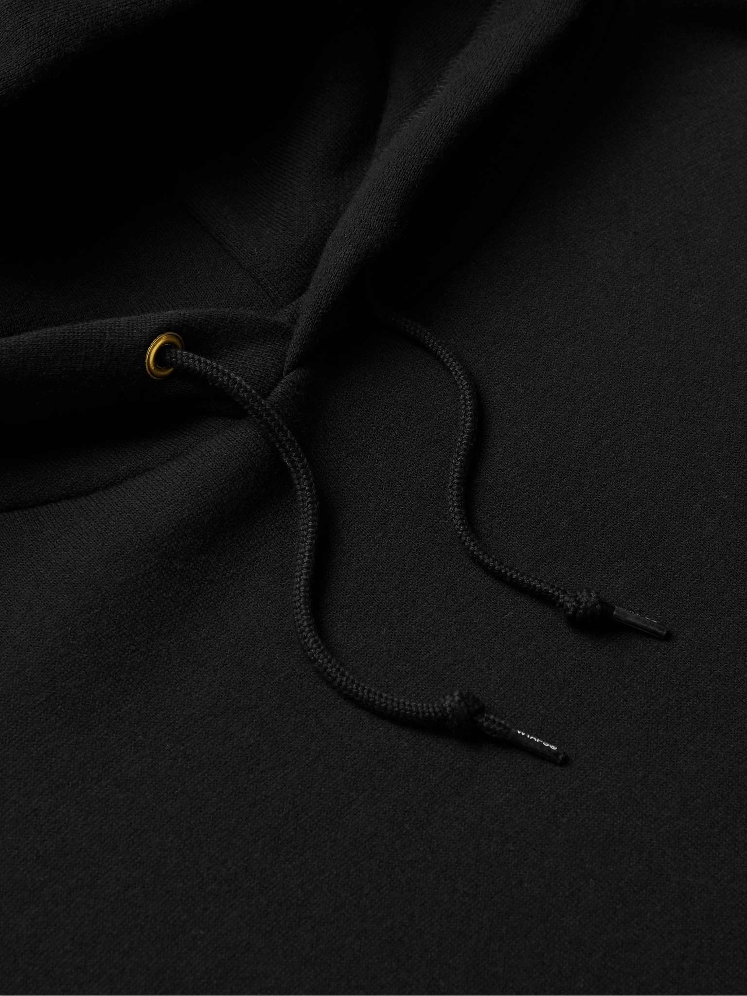 Logo-Detailed Fleece-Back Cotton-Jersey Hoodie - 5