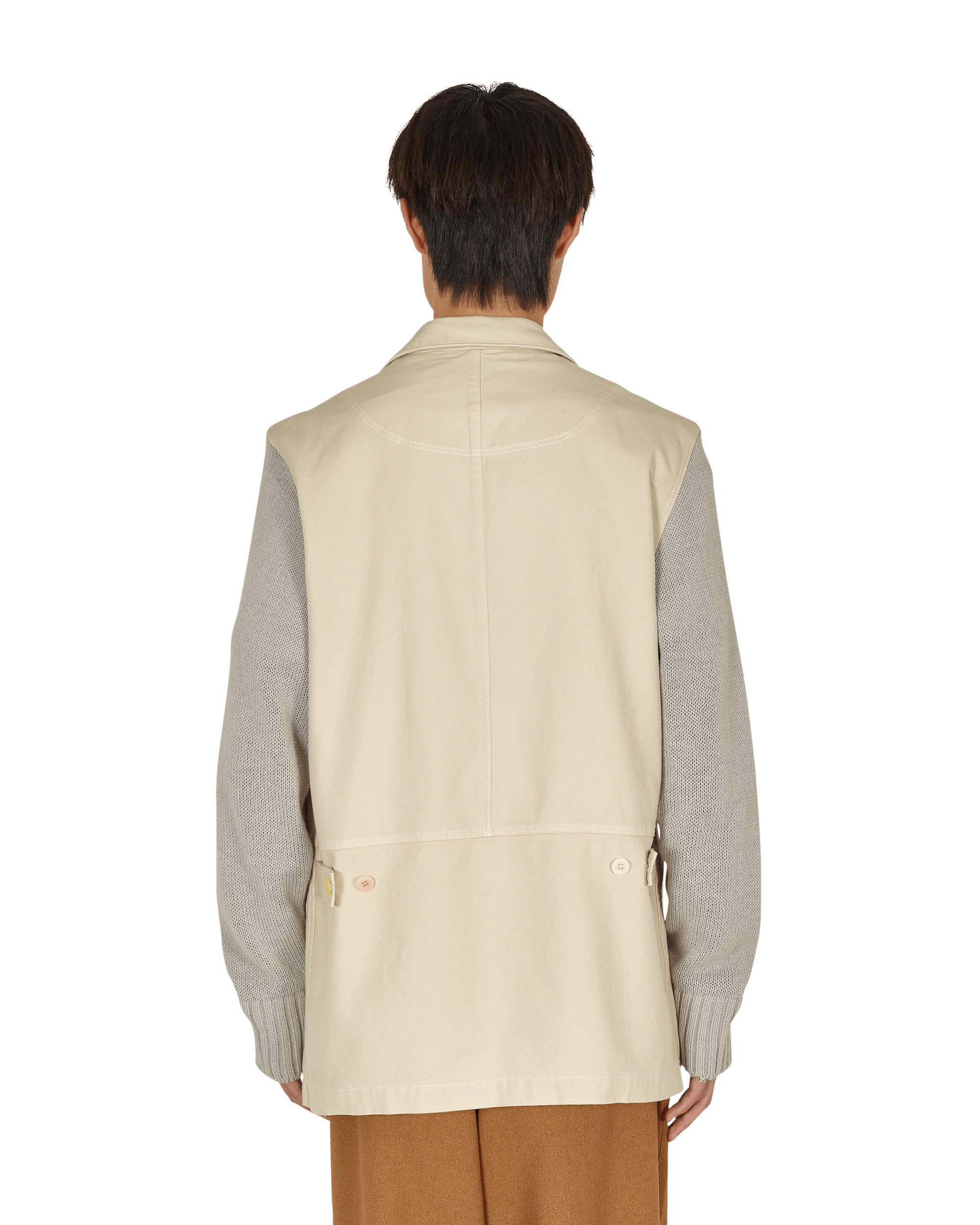 Cotton Blazer White - 4