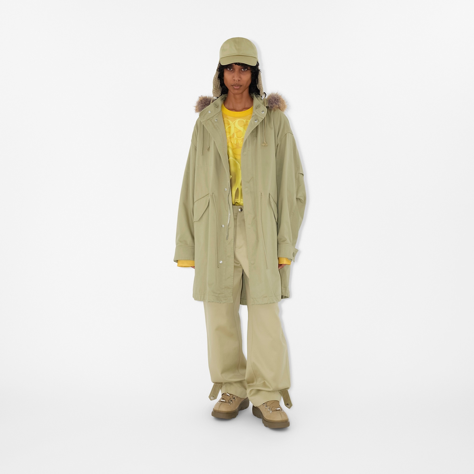 Fleece Trim Trapper Cap - 2