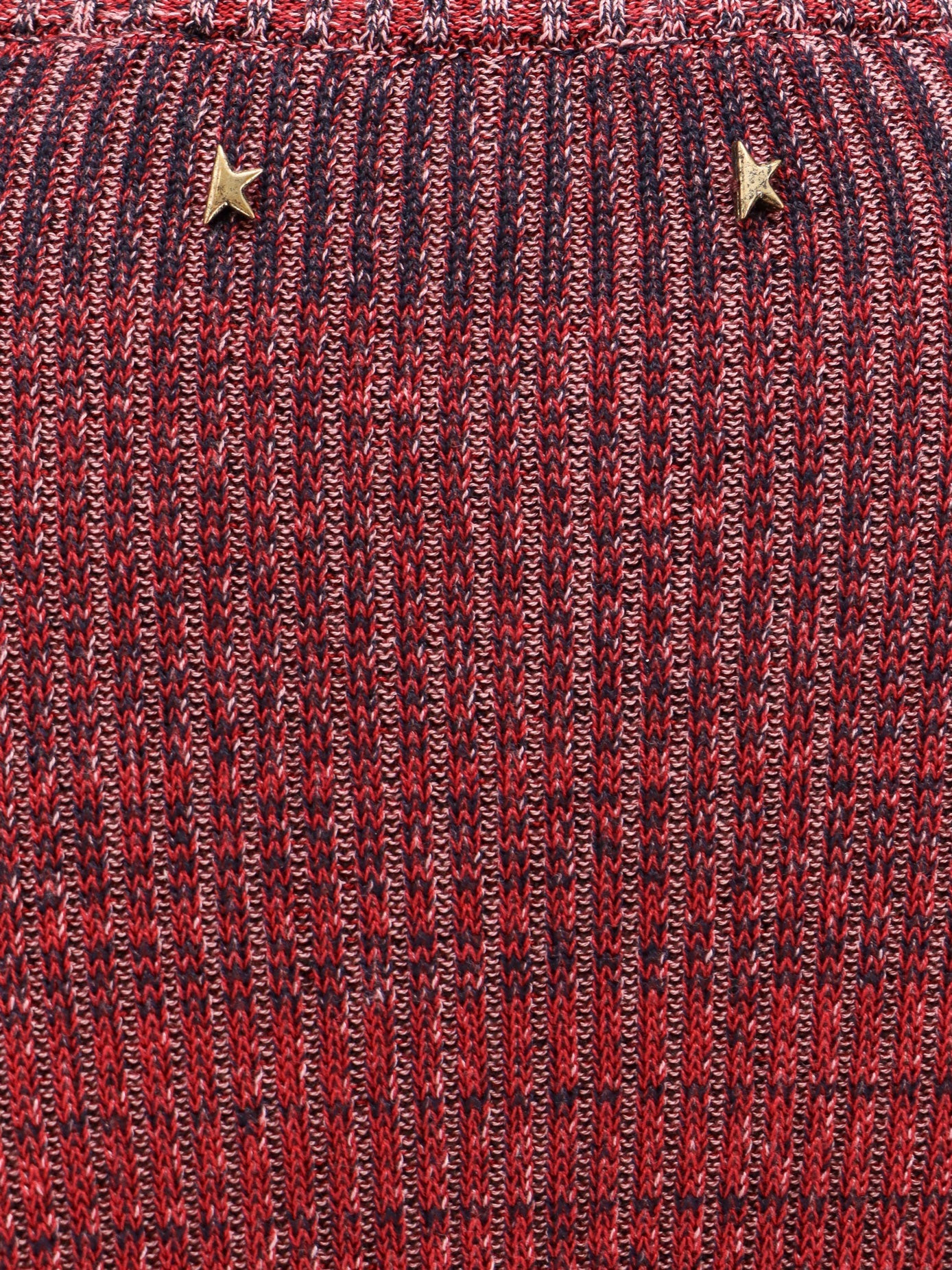 Golden Goose Deluxe Brand Knitted Multicolor Mini Dress With Stars Detail - 3